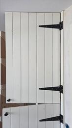 Kastdeurtjes inbouwkast hout (4x) met scharnieren, Ophalen, Overige typen, Minder dan 200 cm, Zo goed als nieuw