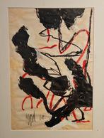 Karel Appel Abstracte compositie 
(1921–2006), Antiek en Kunst, Kunst | Schilderijen | Abstract, Ophalen of Verzenden