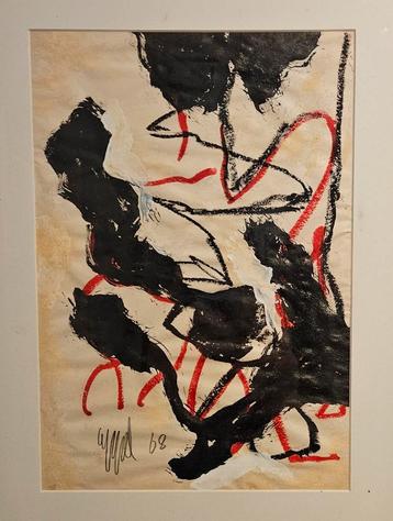 Karel Appel Abstracte compositie 
(1921–2006) 
 beschikbaar voor biedingen