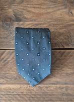 Grijze Hugo Boss stropdas met bloemen 100% zijde, Ophalen of Verzenden, Zo goed als nieuw, Hugo Boss, Met patroon