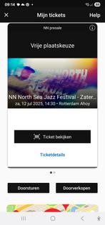 North Sea Jazz Festival - last minuten 12-7, Tickets en Kaartjes, Twee personen