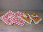 Vintage gehaakte pannenlappen, Huis en Inrichting, Keuken | Textiel, Ophalen of Verzenden, Gebruikt