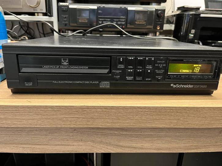 Schneider CDP 7400 CD Speler, Audio, Tv en Foto, Cd-spelers, Refurbished, Overige merken, Ophalen of Verzenden