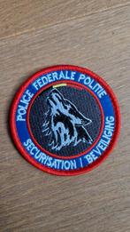 Patch België Politie Federale Beveiliging, Verzamelen, Ophalen of Verzenden, Overige gebieden, Embleem of Badge