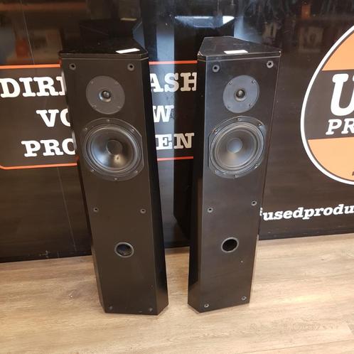 Driade D90/B Speakers in gebruikte staat || nu voor €69.99, Audio, Tv en Foto, Luidsprekers, Gebruikt, Front, Rear of Stereo speakers