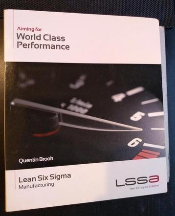 Boek LSSA Lean 6 Sigma Aiming for World Performance beschikbaar voor biedingen