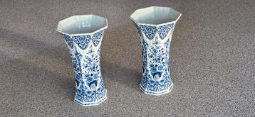 delftsblauw kaststel vazen beschikbaar voor biedingen