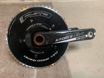 NIEUWE FSA K-Force light Crankstel met power2max powermeter beschikbaar voor biedingen