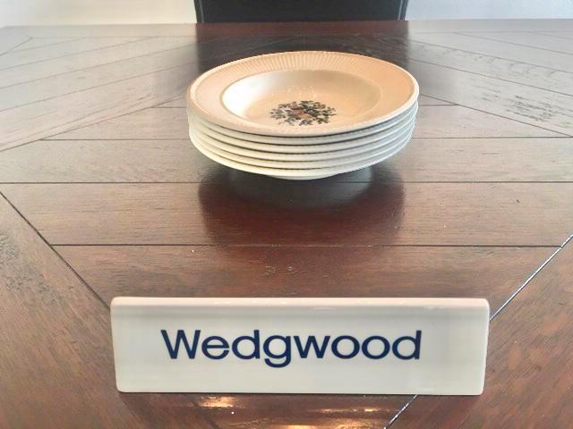 Wedgwood Conway diepe borden, kleine pastaborden, Huis en Inrichting, Keuken | Servies, Zo goed als nieuw, Bord(en), Wedgwood