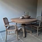 Driftwood kloostertafel eettafel landelijk sober stoer nieuw, Ophalen of Verzenden, 4 tot 6 stoelen