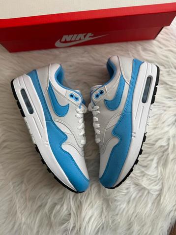 Nike Air Max 1 blauw blue wit light EU 38.5 Nieuw in Doos beschikbaar voor biedingen