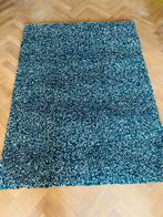Blauw/wit tapijt - 135x180 cm, Ophalen, 100 tot 150 cm, Zo goed als nieuw, 150 tot 200 cm