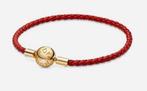 Pandora rode leren armband, Sieraden, Tassen en Uiterlijk, Armbanden, Ophalen of Verzenden, Nieuw, Rood, Leer