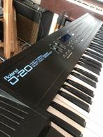 Roland D-20 D20 Synthesizer/Sequencer, Muziek en Instrumenten, Synthesizers, Roland, 61 toetsen, Met midi-aansluiting, Gebruikt