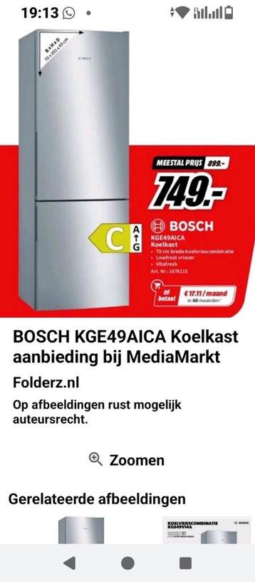 Braun Knecht Koelkast - Schoon en Goed! beschikbaar voor biedingen