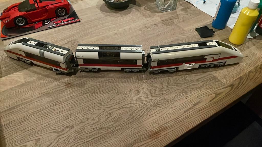 Lego trein 7897, Ophalen of Verzenden, Zo goed als nieuw, Gelijkstroom, Overige merken