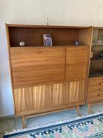 Vintage, jaren 60 wandmeubel (klep-secretaire, Behr-design), Huis en Inrichting, Kasten | Wandmeubels, Ophalen, Gebruikt, Met deur(en)