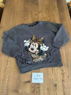 Grijze c&a minnie mouse trui sweater als nieuw maat 128 134, C&A, Meisje, Trui of Vest, Ophalen of Verzenden