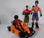 *** Action man, 3 poppen en kart ***, Ophalen of Verzenden