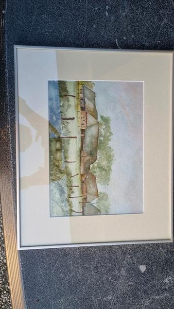 Schilderij met landschap beschikbaar voor biedingen