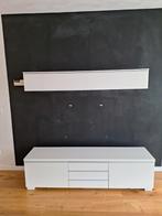 IKEA tv meubel met bovenkast, hoogglans wit, Huis en Inrichting, Kasten | Televisiemeubels, 150 tot 200 cm, Minder dan 100 cm