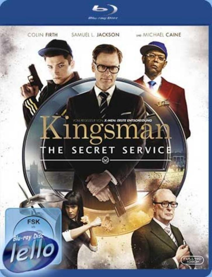 Blu-ray: Kingsman: The Secret Service (2014 Adrian Quinton), Cd's en Dvd's, Blu-ray, Nieuw in verpakking, Actie, Ophalen of Verzenden