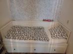 Ikea hemnes bed, Ophalen, Gebruikt, Wit, Tweepersoons