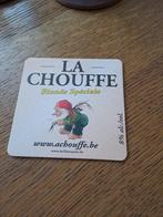 La Chouffe bier viltje blonde brune vierkant, Verzamelen, Biermerken, Ophalen of Verzenden, Zo goed als nieuw, Viltje(s), Overige merken