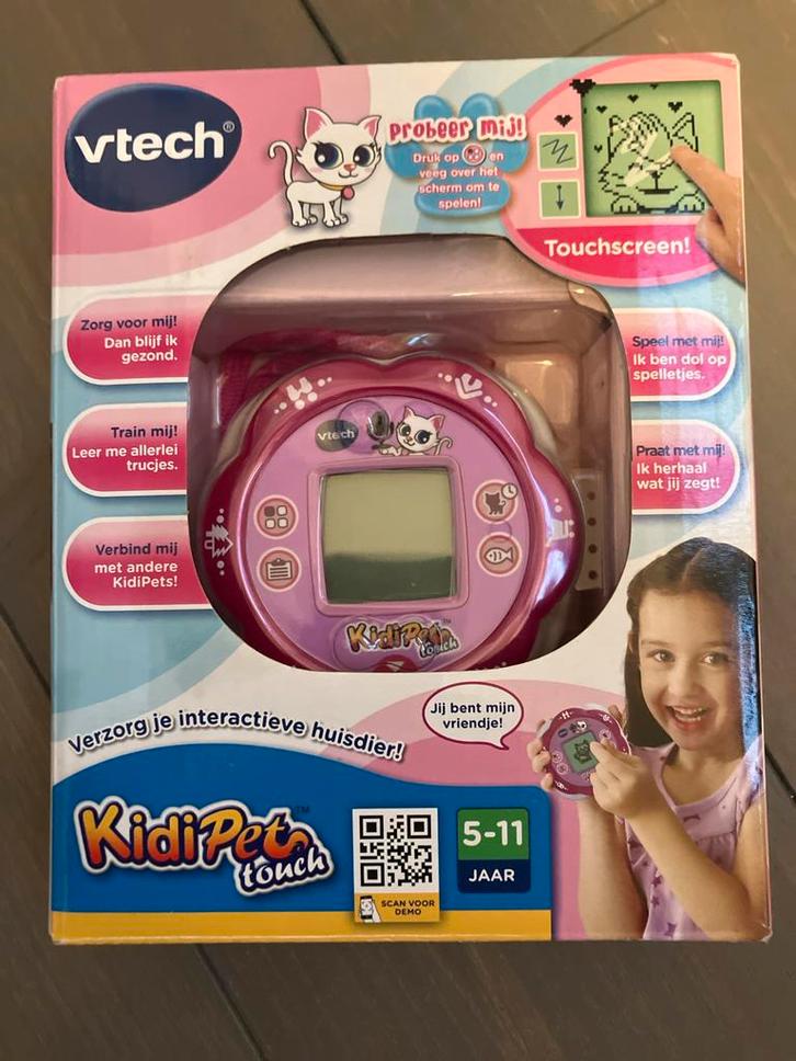 VTech KidiPet Touch, Kinderen en Baby's, Speelgoed | Babyspeelgoed, Zo goed als nieuw, Overige typen, Met geluid, Ophalen of Verzenden