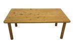 Vintage salontafel pinewood minimalistisch design jaren 70, 50 tot 100 cm, Minder dan 50 cm, 100 tot 150 cm, Grenenhout