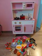 Leuke speelgoedkeuken met accessoires, Kinderen en Baby's, Speelgoed | Speelkeukens, Ophalen, Zo goed als nieuw, Hout, Speelkeuken