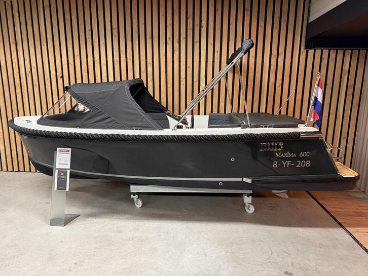 MAXIMA 600 DELUXE '50PK HONDA' BIMINI! Slechts 66uur! 2022!, Watersport en Boten, Sloepen, Zo goed als nieuw, 50 tot 70 pk, 6 meter of meer