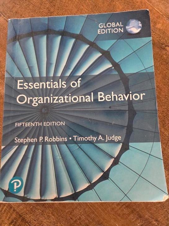 Essentials of Organizational Behavior, Boeken, Schoolboeken, Gelezen, Overige niveaus, Ophalen of Verzenden