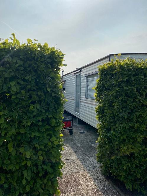 Caravan aan de kust te koop Rockanje, Caravans en Kamperen, Stacaravans, tot en met 4, Ophalen of Verzenden