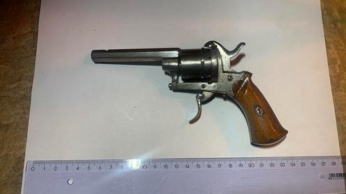 Vrijgesteld 7mm penvuur revolver, Verzamelen, Militaria | Algemeen, Landmacht, Overige typen, Overige gebieden, Ophalen of Verzenden