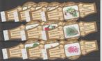 reeks   6061  bomen    1-10   sigarenbandjes, Verzenden, Zo goed als nieuw, Sigarenbandjes