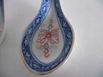 2 vintage chinees porselein wanyu rijstlepel goud decor p st, Ophalen of Verzenden