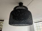 Ikea rotan lamp Sinnerlig zwart, Ophalen, Zo goed als nieuw, Zwart, Rond
