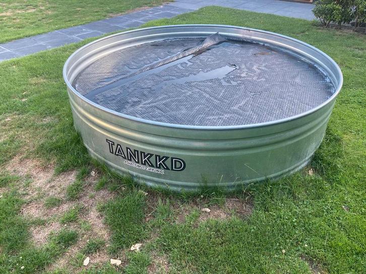 Tankkd Opzetzwembad - Rond, Tuin en Terras, Vijvers, Gebruikt, Ophalen