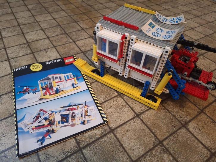 Lego Technic 8680 Arctic Rescue Plane 1986 – met boekje, Kinderen en Baby's, Speelgoed | Duplo en Lego, Zo goed als nieuw, Lego