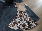WITTEVEEN ROK MT 38, IN CASE TOP TRAVELSTOF MT S ZEER MOOI., Kleding | Dames, Rokken, Overige kleuren, Ophalen of Verzenden, Zo goed als nieuw
