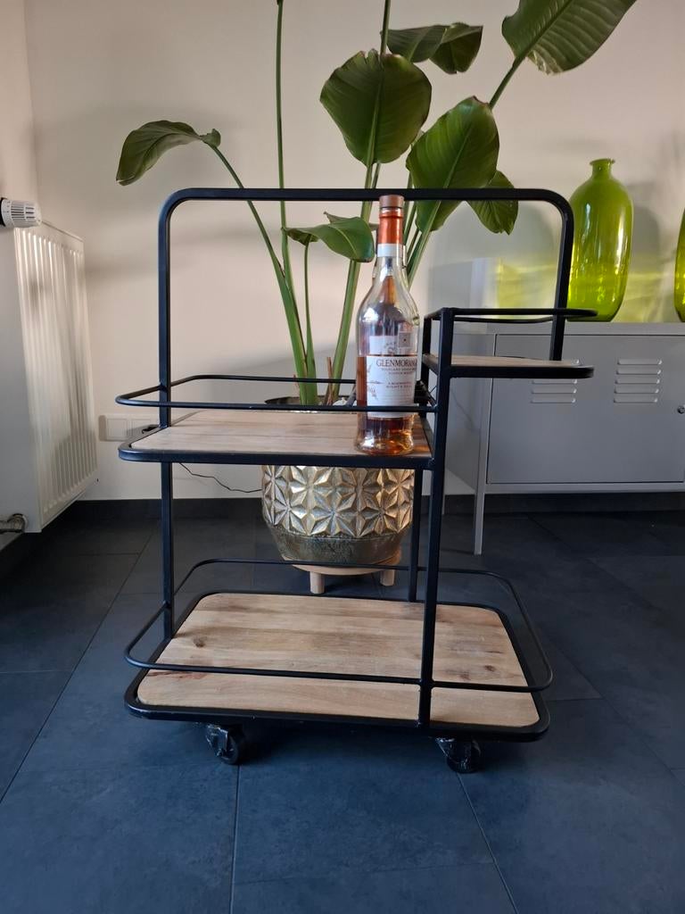 Drank en serveerwagen, Ophalen of Verzenden, Zo goed als nieuw