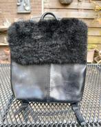 Vintage Esprit leren rugtas, Ophalen of Verzenden, Zo goed als nieuw, Bruin, Handtas