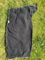 Luxe show-/zweetdeken zwart/zilver , 135 cm bovenlengte, Ophalen of Verzenden, Zo goed als nieuw, Deken