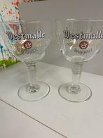 Westmalle trappisten bierglazen set van 2 glazen, Nieuw, Overige merken, Glas of Glazen, Ophalen of Verzenden