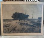 Ets/gravure Herder met schapen, Antiek en Kunst, Kunst | Etsen en Gravures, Ophalen of Verzenden