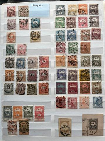 Honderden postzegels Hongarije 1871 tot…. beschikbaar voor biedingen