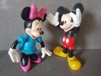 3 Disney figuren: mickey, minnie, donald, buigbaar, Verzamelen, Nieuw, Mickey Mouse, Ophalen of Verzenden, Beeldje of Figuurtje