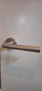 RVS Klink met Slot 4 stuks, Ophalen, Zo goed als nieuw, Rvs, Klink of Kruk