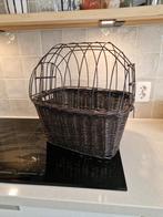 Mand fiets hond of kat voorop mand, Ophalen